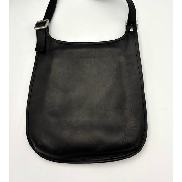 Coach 9131 Saddle Flap Crossbody | 90s Leather Hippie Bag | Vintage Minimal - Picture 8 of 16